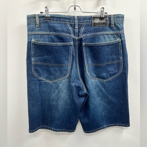 Mens Vintage 90s Marithe Francois Girbaud Baggy Denim Jean Shorts 36 - Picture 3 of 15